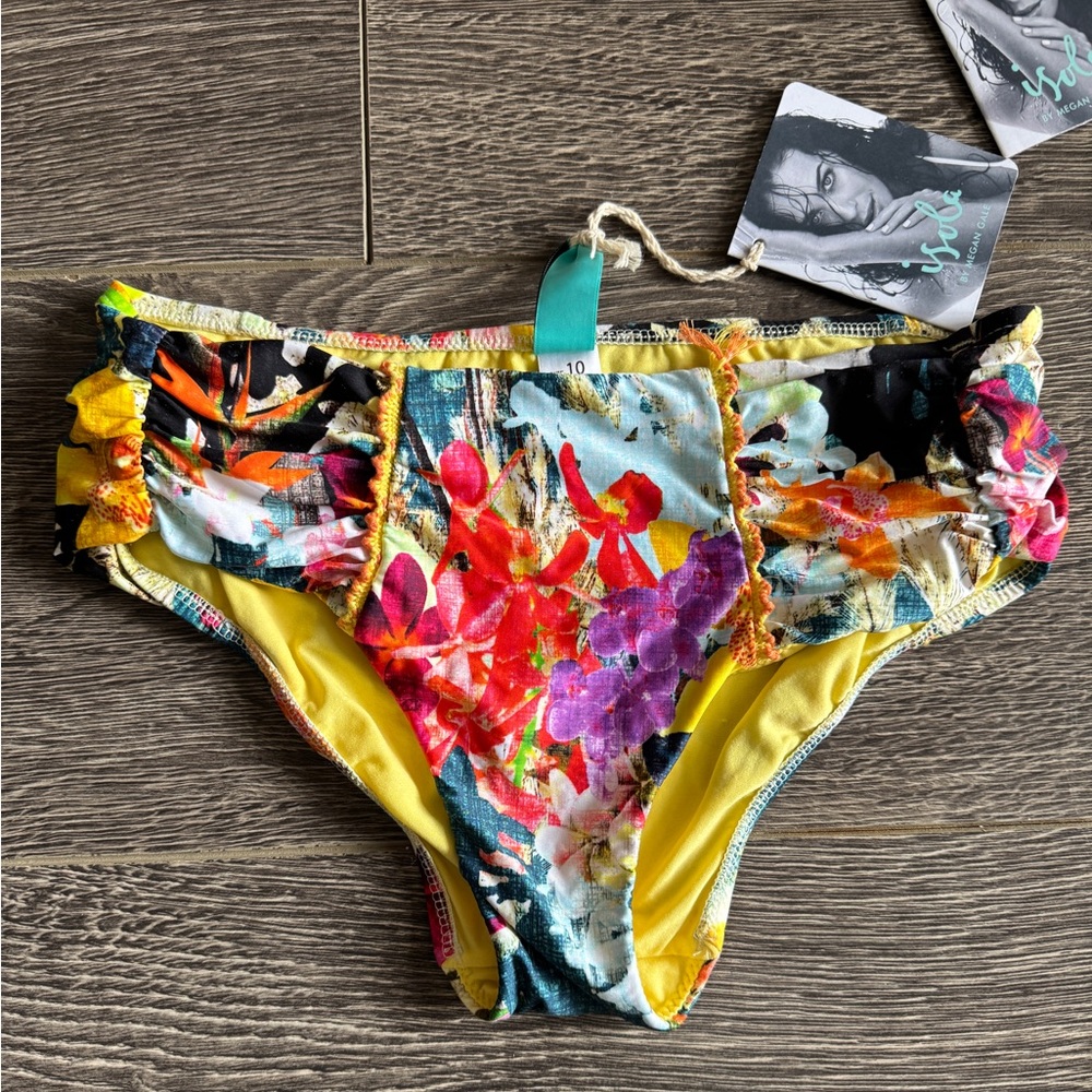 Isola Tropicana Wide Ruched Side bikini bottom